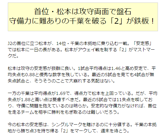 东瀛看球 日本toto网周六日j1 J2联赛提点和推荐
